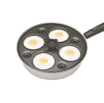 Tigaie oua posate cu capac, 21 cm - Kitchen Craft