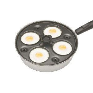Tigaie oua posate cu capac, 21 cm - Kitchen Craft