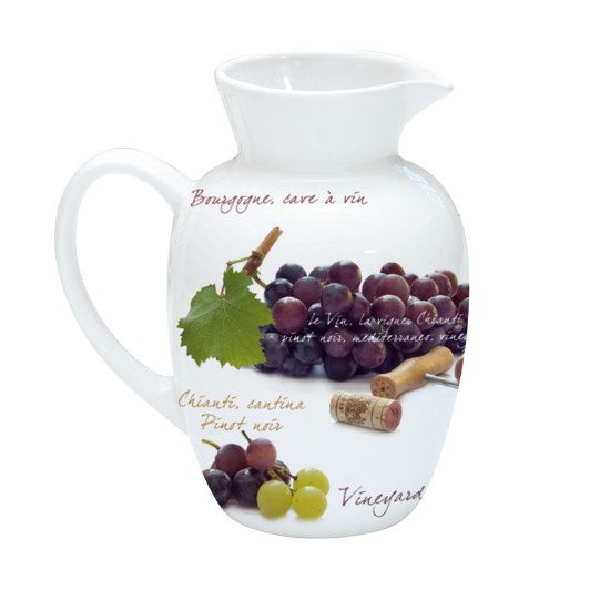 Carafa portelan 0,75 L "Grapes" - Nuova R2S