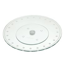 Platou rotativ 30 cm, sticla - Kitchen Craft