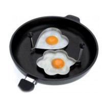 Set 2 forme inima pentru gatit, inox, 12 cm - Westmark