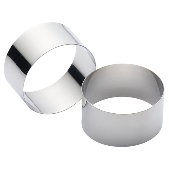 Set 2 forme decorare, inox, 7 cm - Kitchen Craft