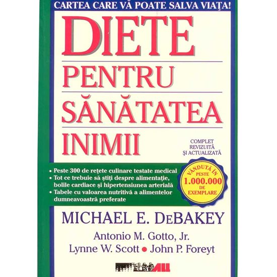 Diete pentru sanatatea inimii - Editura ALL