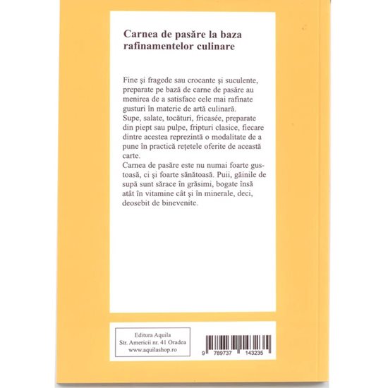 Preparate din carne de pasare - Editura Aquila