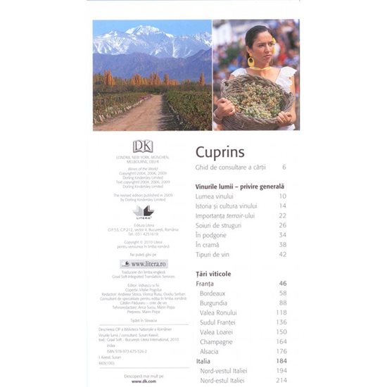 Vinurile lumii - Editura Litera