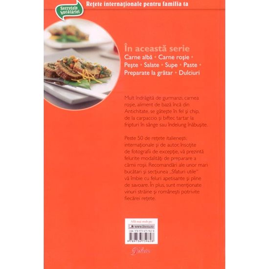 Secretele Bucatariei - Carne rosie - Editura Litera