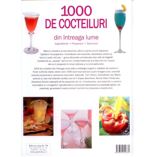 1000 de cocteiluri - Editura Aquila