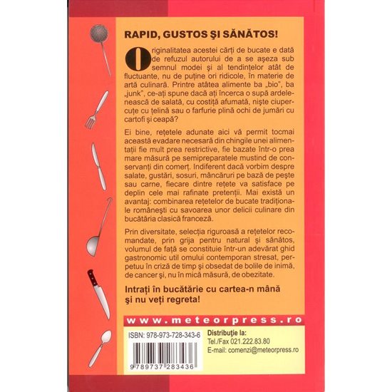 201 retete de mancaruri pregatite rapid si sanatos - Editura Meteor