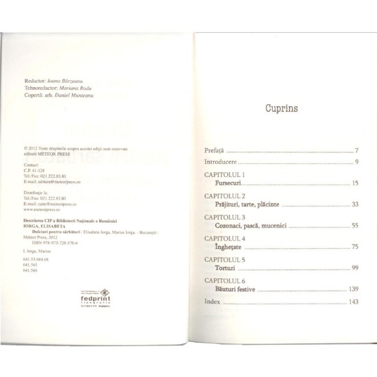 Dulciuri pentru sarbatori - Editura Meteor