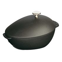 Vas preparare scoici, fonta, 25cm/2L, Black - Staub