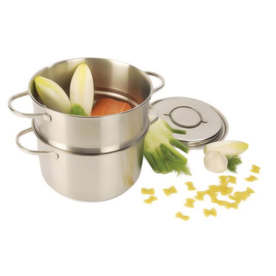 Set pentru gatit la aburi, inox, 20cm/3L "Resto" - Demeyere