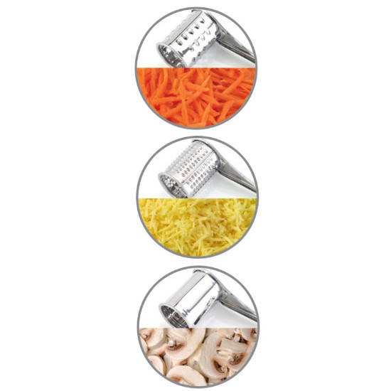 Razatoare multifunctionala, cu 3 cilindrii, inox - Kitchen Craft