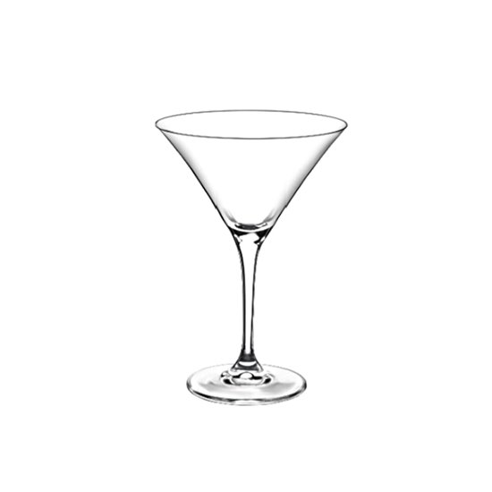 Set 6 pahare martini, sticla, 150ml - Krosno