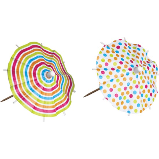 Set 12 umbrelute cocktail, "Bar Craft" - Kitchen Craft