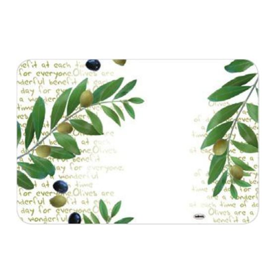 Suport farfurii (napron), 43 x 30 cm," Wonderful Olives" - Saleen