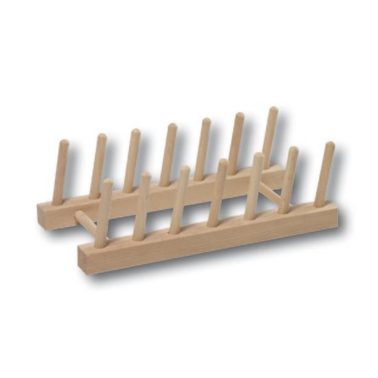 Suport farfurii, 25 x 14 cm, lemn de fag - Kesper