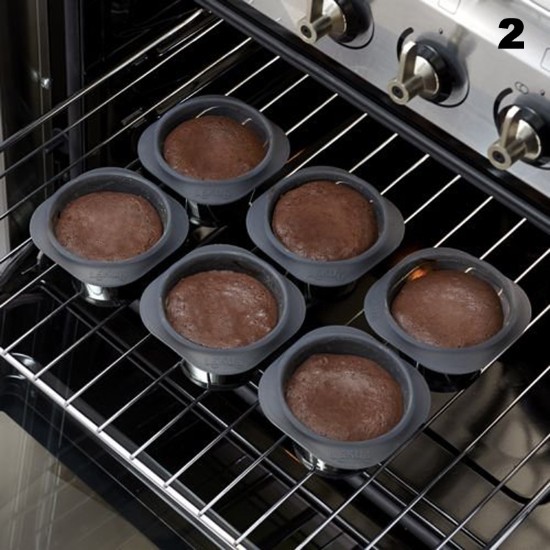 Set 6 forme pentru prajituri - Lekue