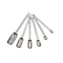 Set 6 linguri de masurare, inox, “MasterClass” - Kitchen Craft