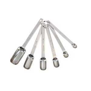 Set 6 linguri de masurare, inox, “MasterClass” - Kitchen Craft