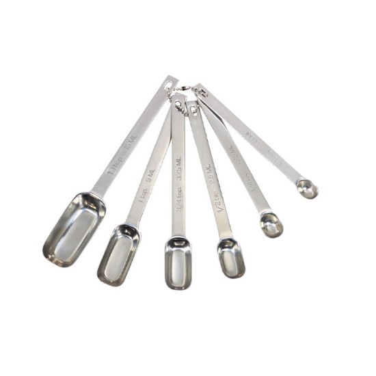 Set 6 linguri de masurare, inox, “MasterClass” - Kitchen Craft