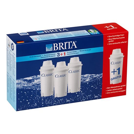 Set 3 filtre BRITA Classic + 1 GRATUIT - Brita