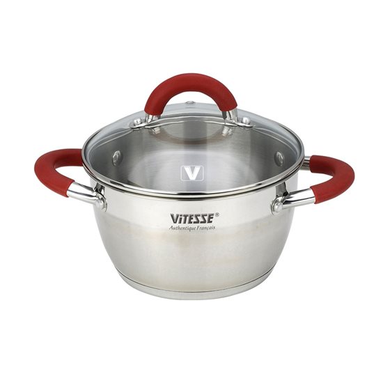 Cratita inox cu capac 24 cm - Vitesse