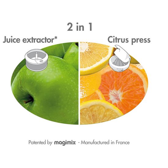 Storcator fructe si legume Le Duo XL - Magimix
