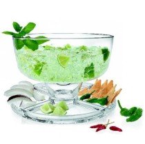 Set servire tort 4 in 1, sticla - Borgonovo