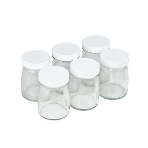 Set 6 borcane sticla pentru YM400E, 125 ml - Cuisinart