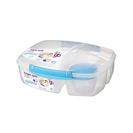 Caserola compartimentata transparenta, 2 L - Sistema