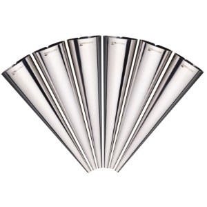 Set 6 forme pentru cornete, inox, “Master Class” - Kitchen Craft