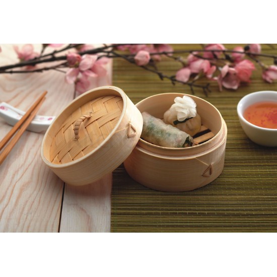 Set gatit la aburi, bambus, 10 cm - Kitchen Craft
