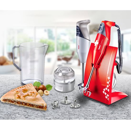 Blender cu imersiune SwissLine rosu - Bamix