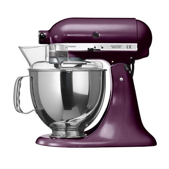 Mixer cu bol 4.8L, Artisan, Model 150, Boysenberry - KitchenAid