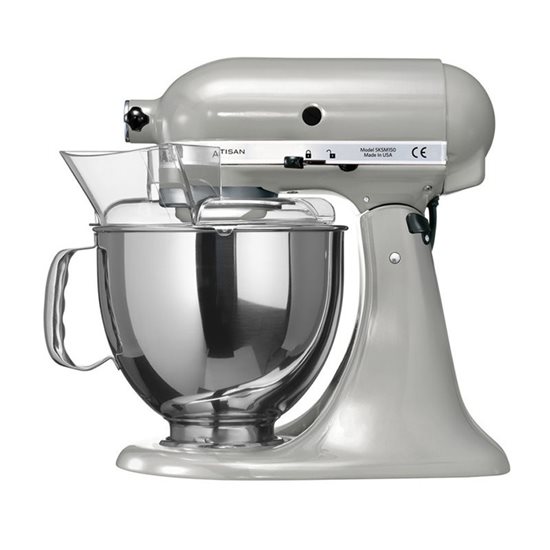 Mixer cu bol 4.8L, Artisan, Model 150, Metallic Chrome - KitchenAid