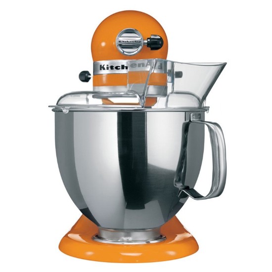 Mixer cu bol 4.8L, Artisan, Model 150, Tangerine - KitchenAid