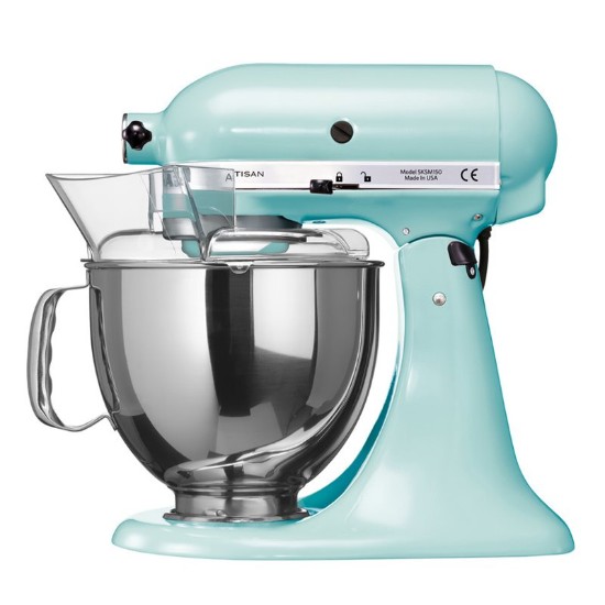 Mixer cu bol 4.8L, Artisan, Model 150, Ice Blue - KitchenAid