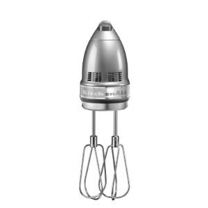 Mixer de mana cu 9 viteze, 85 W, Contour Silver - KitchenAid