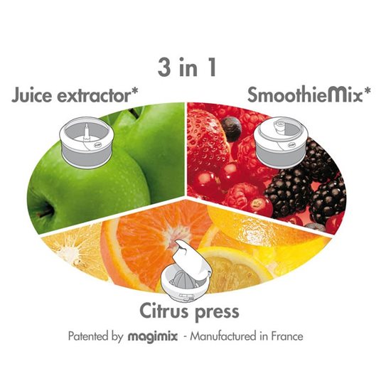 Storcator fructe si legume Le Duo Plus XL - Magimix