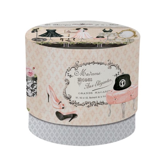 Set 2 cesti espresso 50 ml cu farfurioare "La Boutique de la Mode" - Nuova R2S