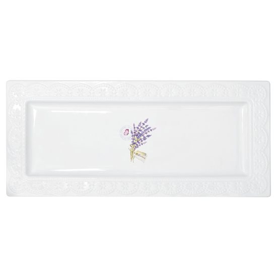 Platou servire 36 x 16 cm "La Belle Maison - lavande" - Nuova R2S
