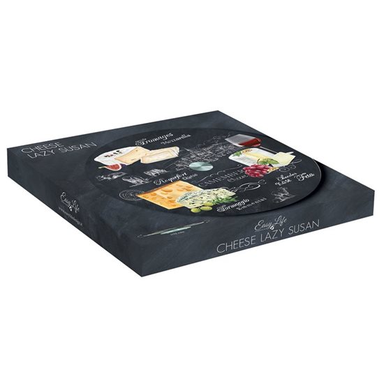 Platou rotativ servire branza 32 cm "World of Cheese" - Nuova R2S