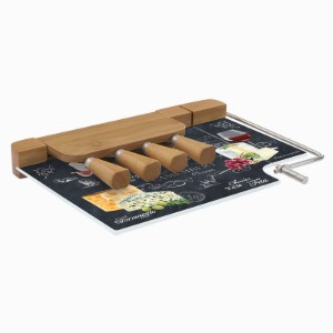 Set servire branzeturi 6 piese "World of cheese" 31,5 x 20 cm - Nuova R2S