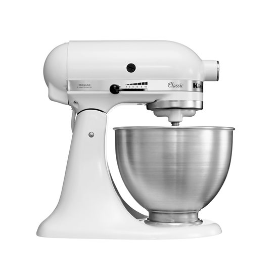 Mixer cu bol 4.3L, Classic,  White - KitchenAid