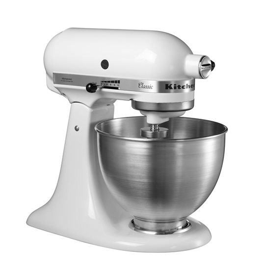 Mixer cu bol 4.3L, Classic,  White - KitchenAid