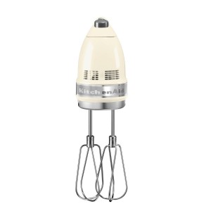 Mixer de mana cu 9 viteze, 85 W, Almond Cream - KitchenAid