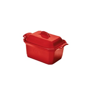 Vas Terrine, ceramica, 19x12cm/0,63L, Burgundy - Emile Henry