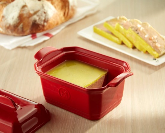 Vas Terrine, ceramica, 19x12cm/0,63L, Burgundy - Emile Henry