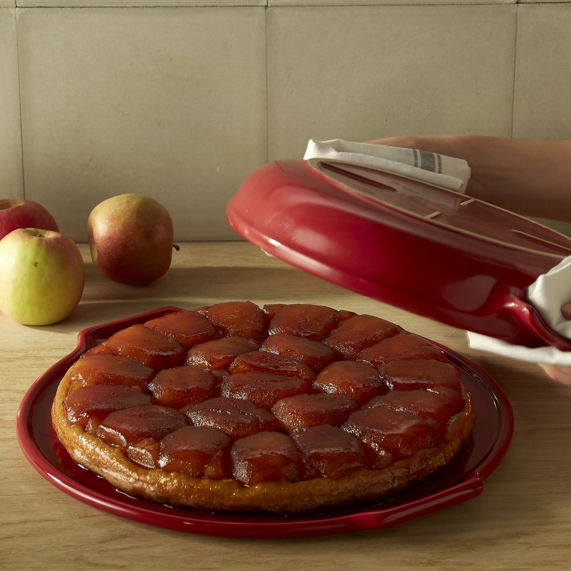Set Tarte Tatin 30 cm, Burgundy Emile Henry