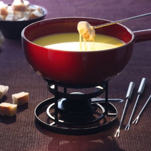 Set Fondue 24 cm/2,4 l, Charcoal - Emile Henry